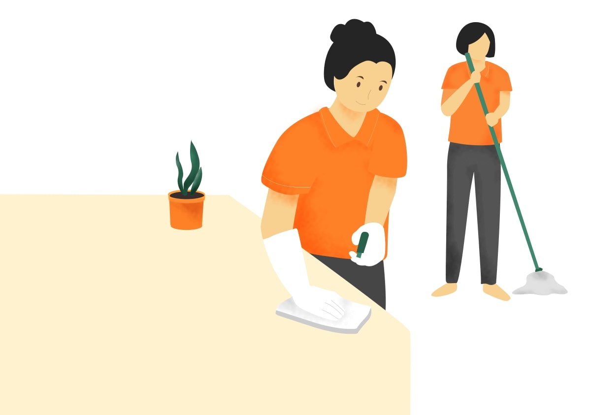 Vì sao nên thuê tạp vụ dọn nhà theo giờ