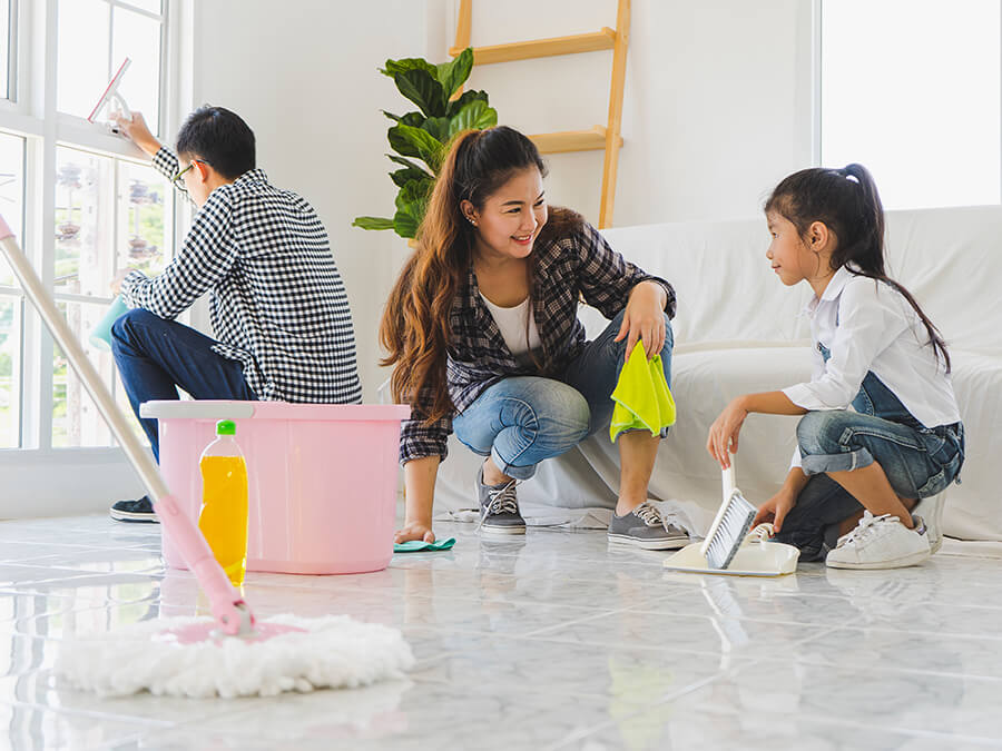 Các bước dọn dẹp nhà cửa hiệu quả