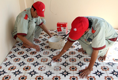 Vì sao nên đánh bóng sàn gạch bông