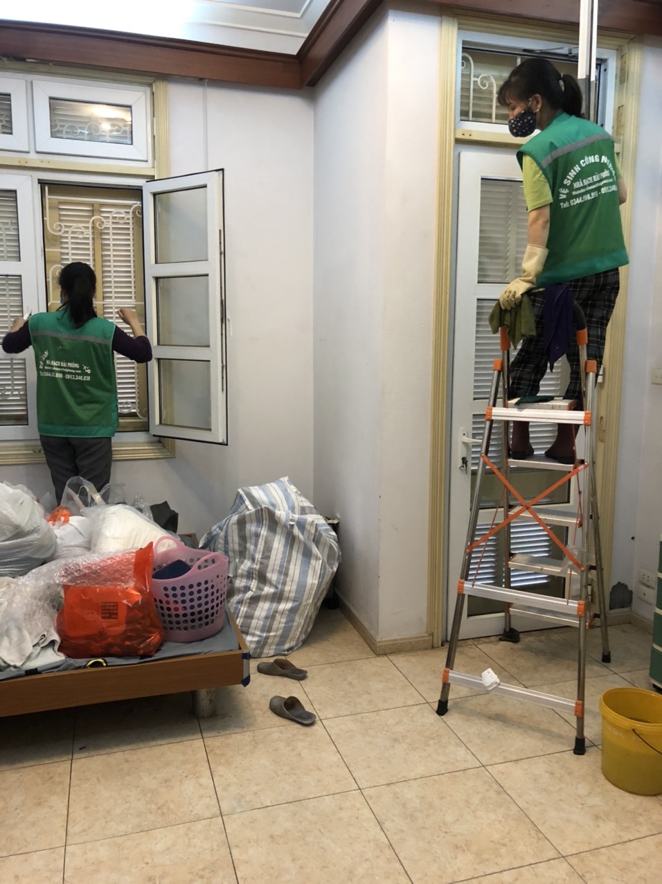 Vệ Sinh Công Nghiệp Trọn Gói Sau Ngập Nước Của Nhà Sạch Hải Phòng