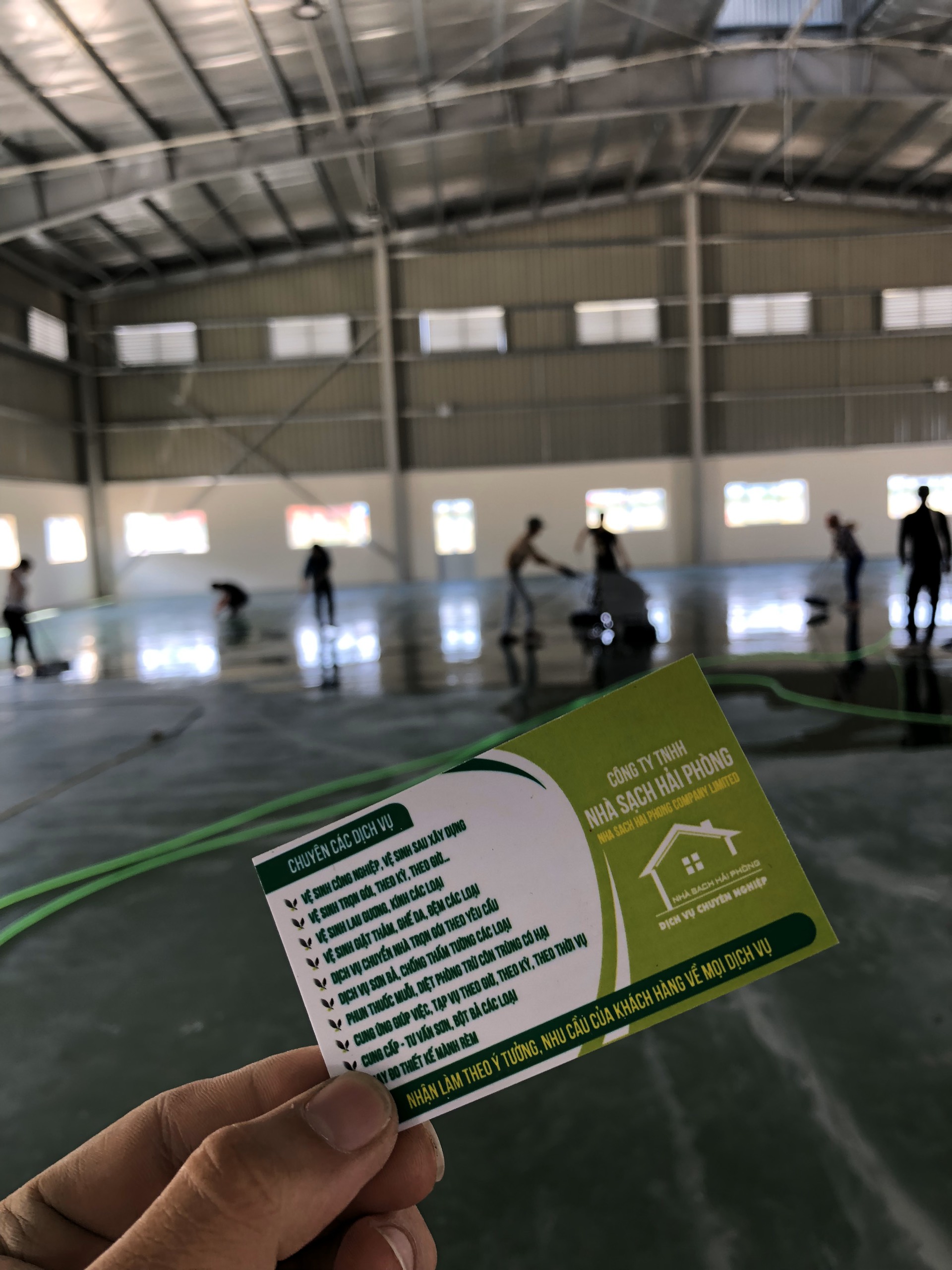 Vệ sinh nhà xưởng sau xây dựng